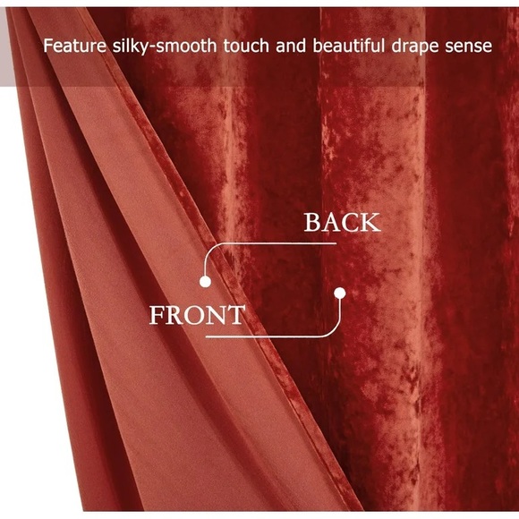 Elegant Velvet Curtain set - Picture 4 of 8
